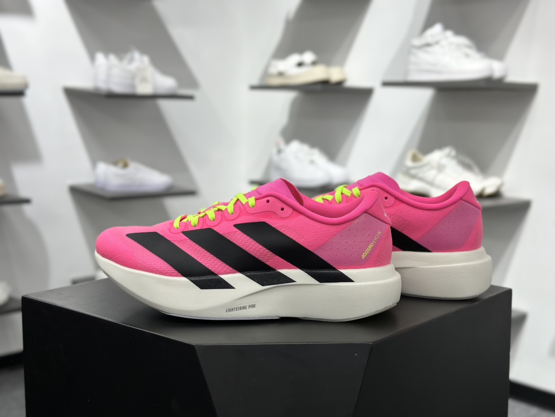 200 Adidas Adizero Pro Evo 4 M 全掌碳板 阿迪超轻透气缓震跑鞋 JS4455