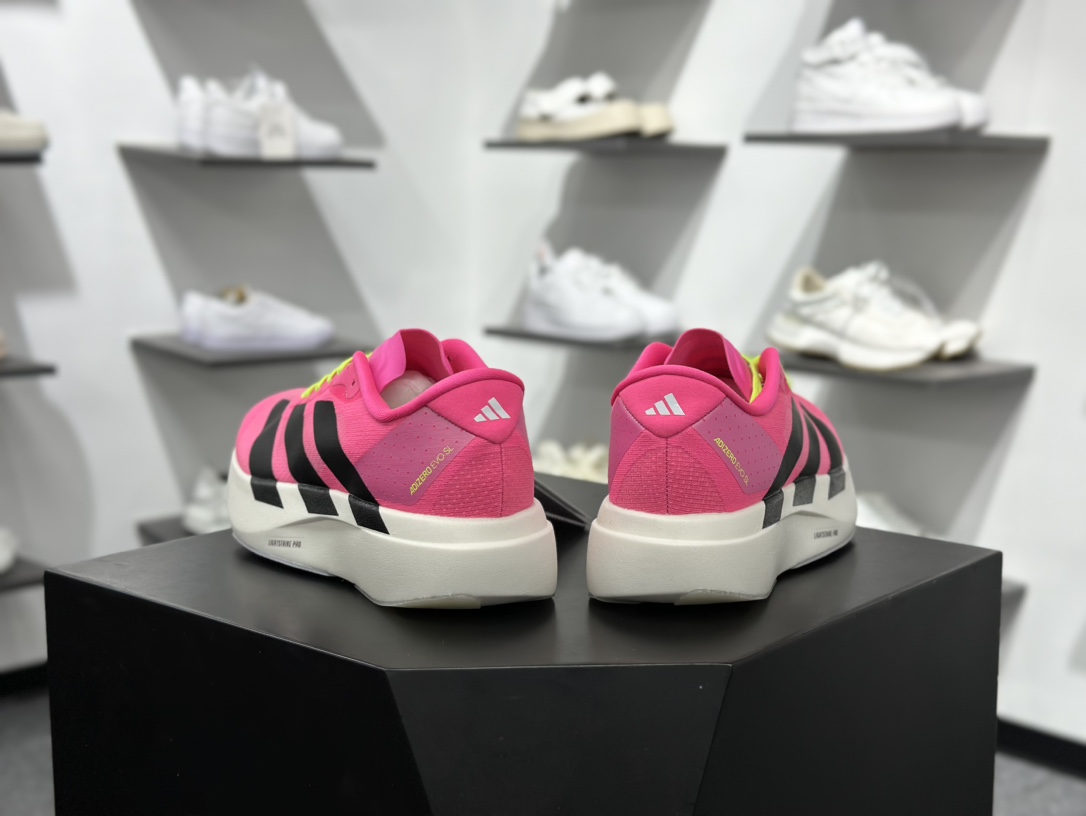 200 Adidas Adizero Pro Evo 4 M 全掌碳板 阿迪超轻透气缓震跑鞋 JS4455
