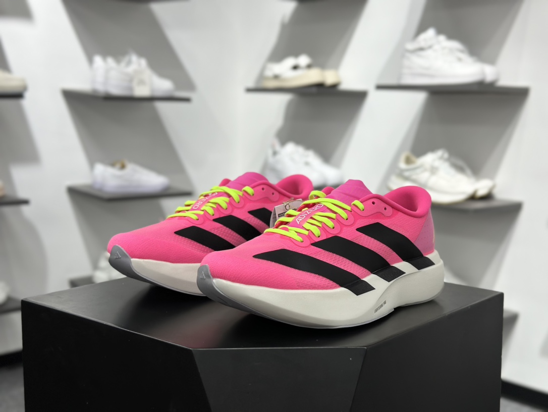 200 Adidas Adizero Pro Evo 4 M 全掌碳板 阿迪超轻透气缓震跑鞋 JS4455