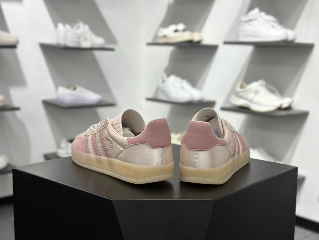 180 AD Originals Gazelle Indoor 粉色 三叶草复古休闲运动板鞋 JI2709