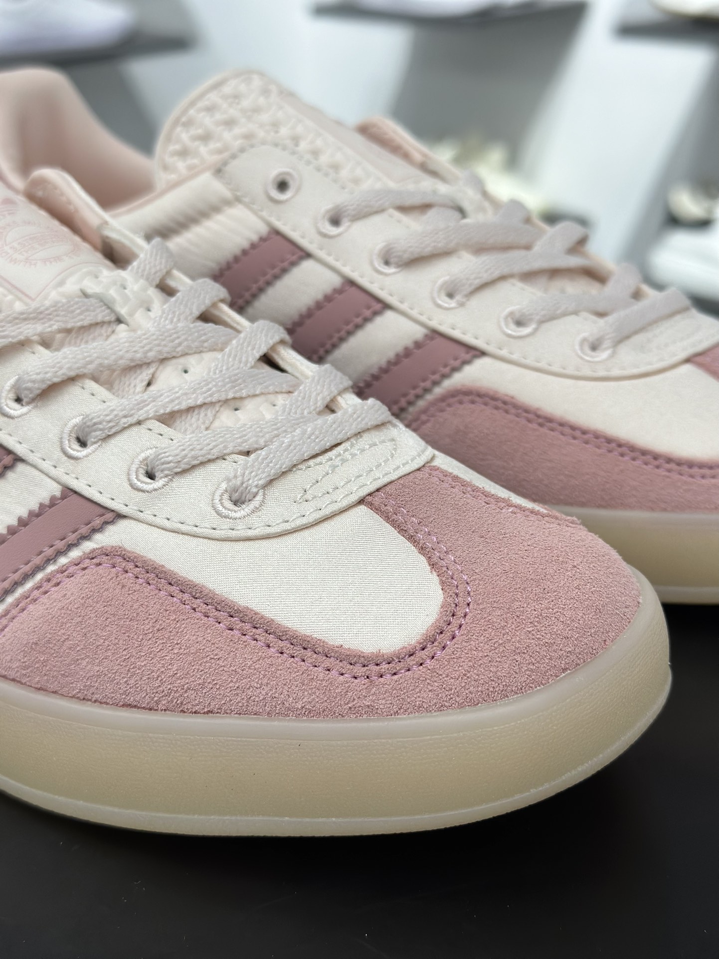 180 AD Originals Gazelle Indoor 粉色 三叶草复古休闲运动板鞋 JI2709