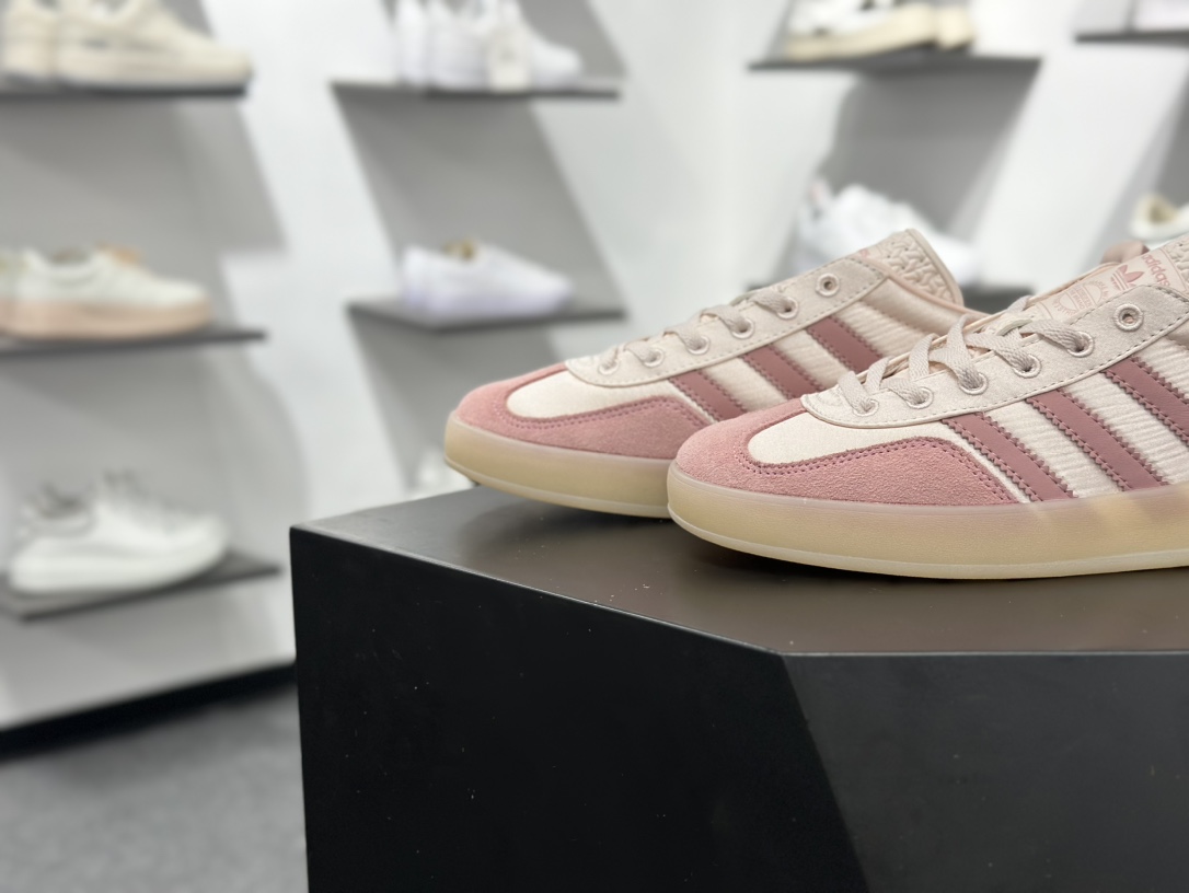 180 AD Originals Gazelle Indoor 粉色 三叶草复古休闲运动板鞋 JI2709