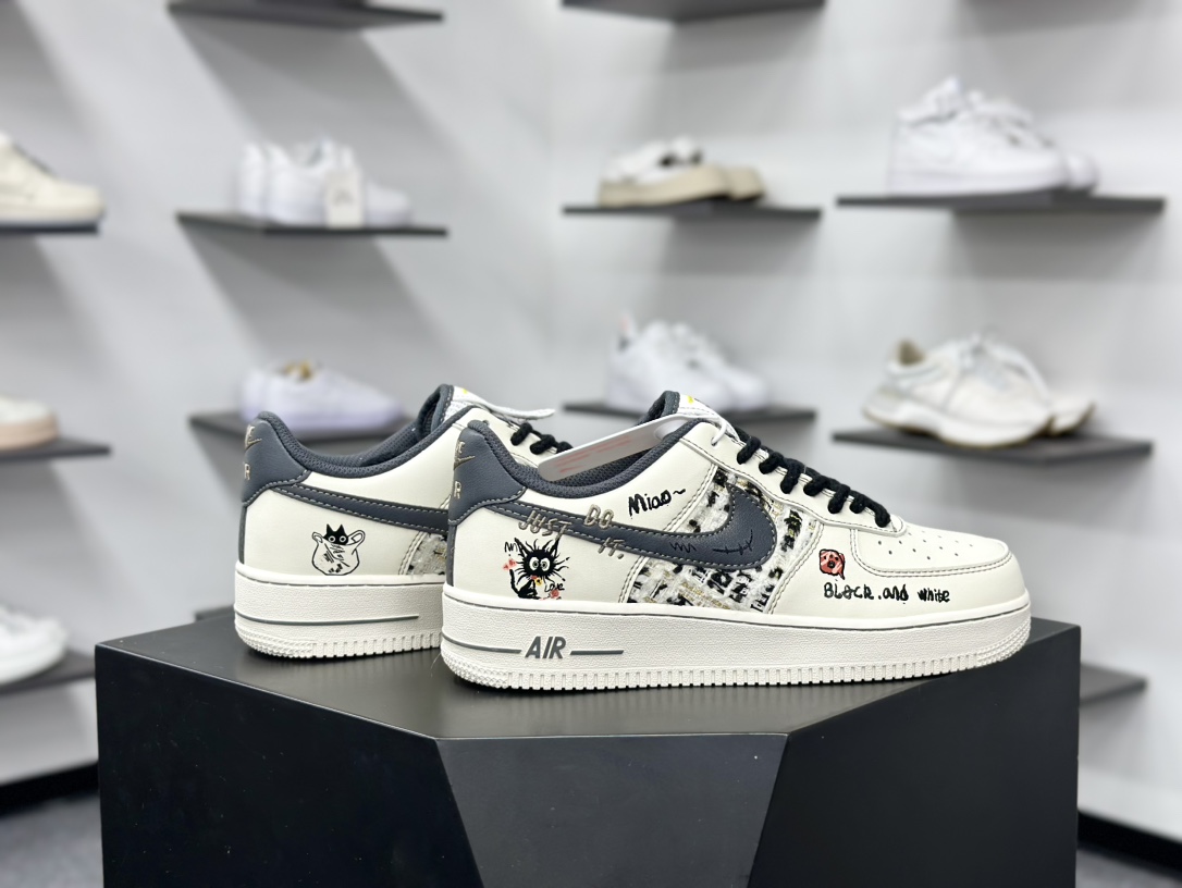 Air Force 1 '07 Low 小黑猫涂鸦 FJ7740-710