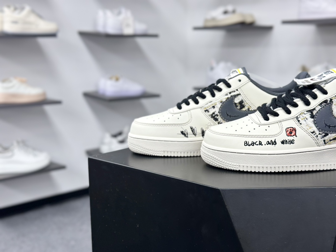 Air Force 1 '07 Low 小黑猫涂鸦 FJ7740-710