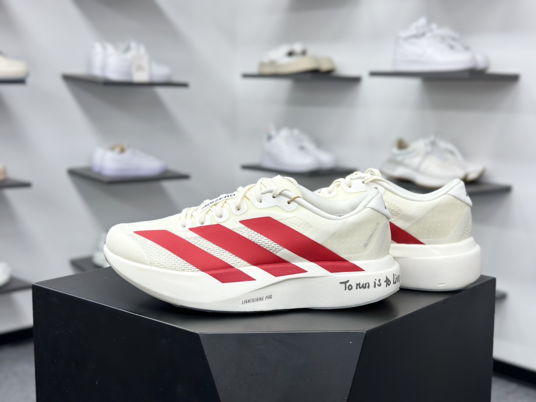 240 Ad Adizero Evo SL M 轻盈跑鞋 耐磨减震专业跑步鞋 JS1183