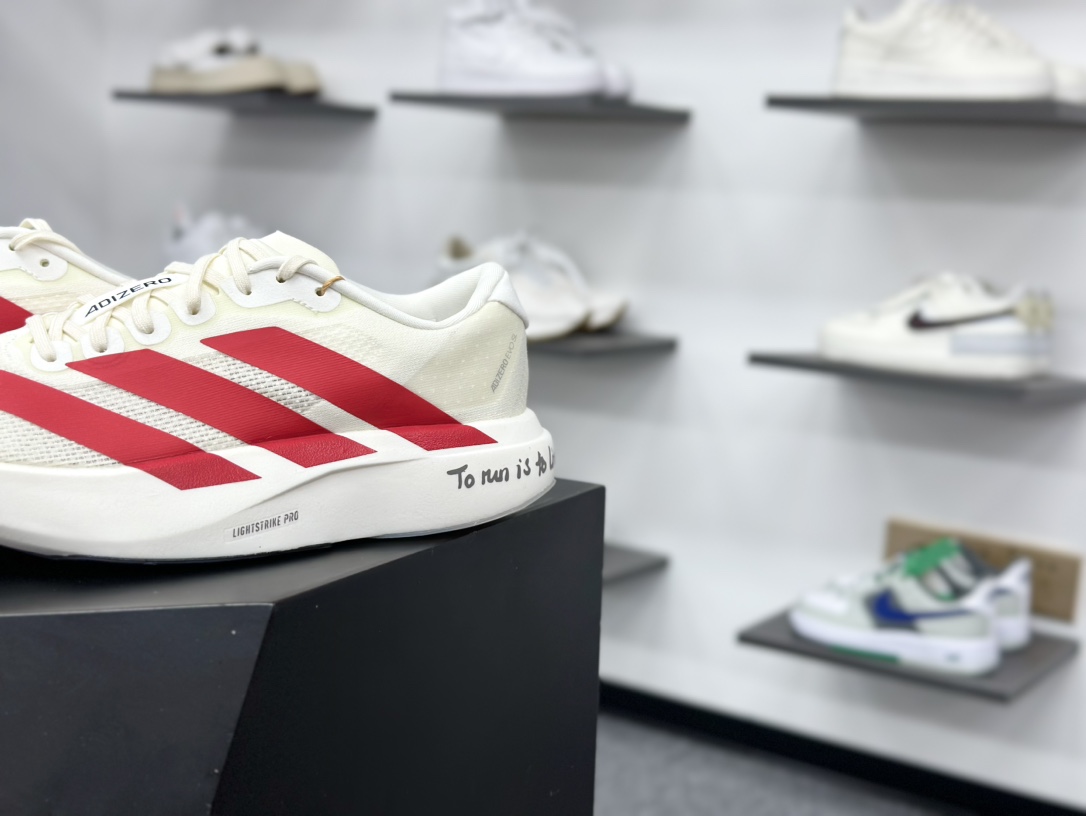 240 Ad Adizero Evo SL M 轻盈跑鞋 耐磨减震专业跑步鞋 JS1183