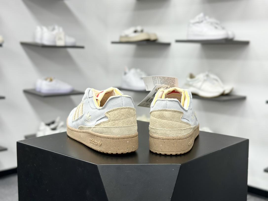 220 Adidas Forum Low CL 低帮百搭潮流休闲运动板鞋 JI0488