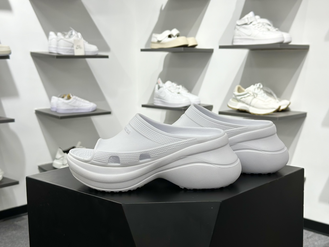 巴黎世家BALENCIAGA x Crocs Cruise Platform Mule Sandals 克鲁斯包头式凉拖鞋式凉鞋