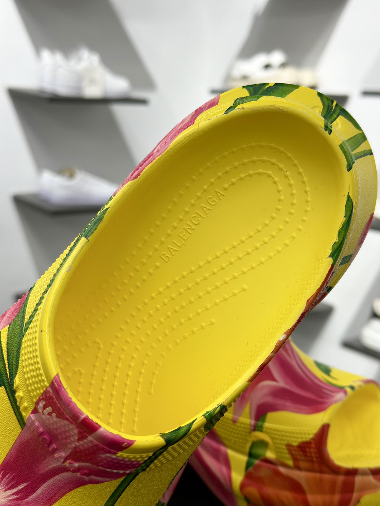 巴黎世家BALENCIAGA x Crocs Cruise Platform Mule Sandals 松糕厚底沙滩涉水百搭休闲包头式凉拖鞋式凉鞋 677389W1S8F7053