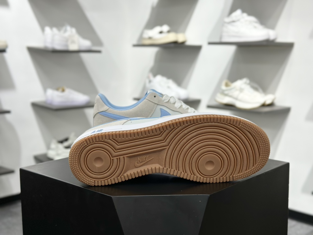 200 耐克Nike Air Force 1'07 Next Nature Low”Grey/Blue”空军一号低帮板鞋“浅灰天蓝生胶底” IB6388-002