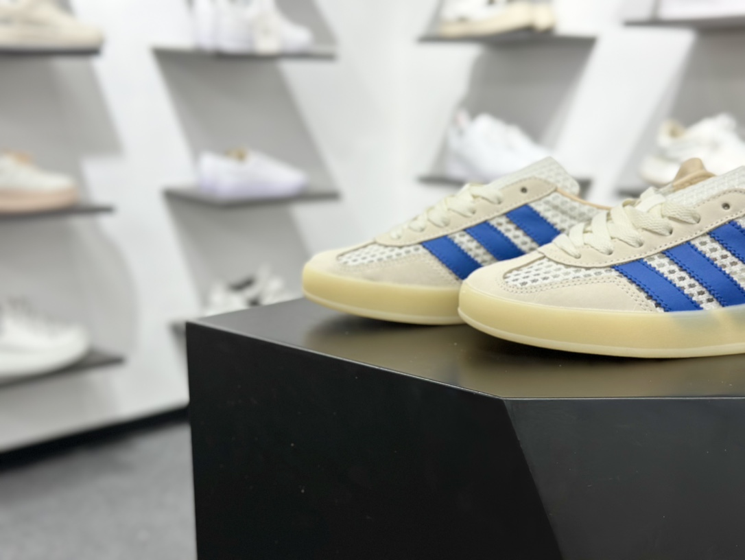 adidas Originals Gazelle INdoor 米蓝 三叶草休闲防滑耐磨低帮板鞋 JH5419