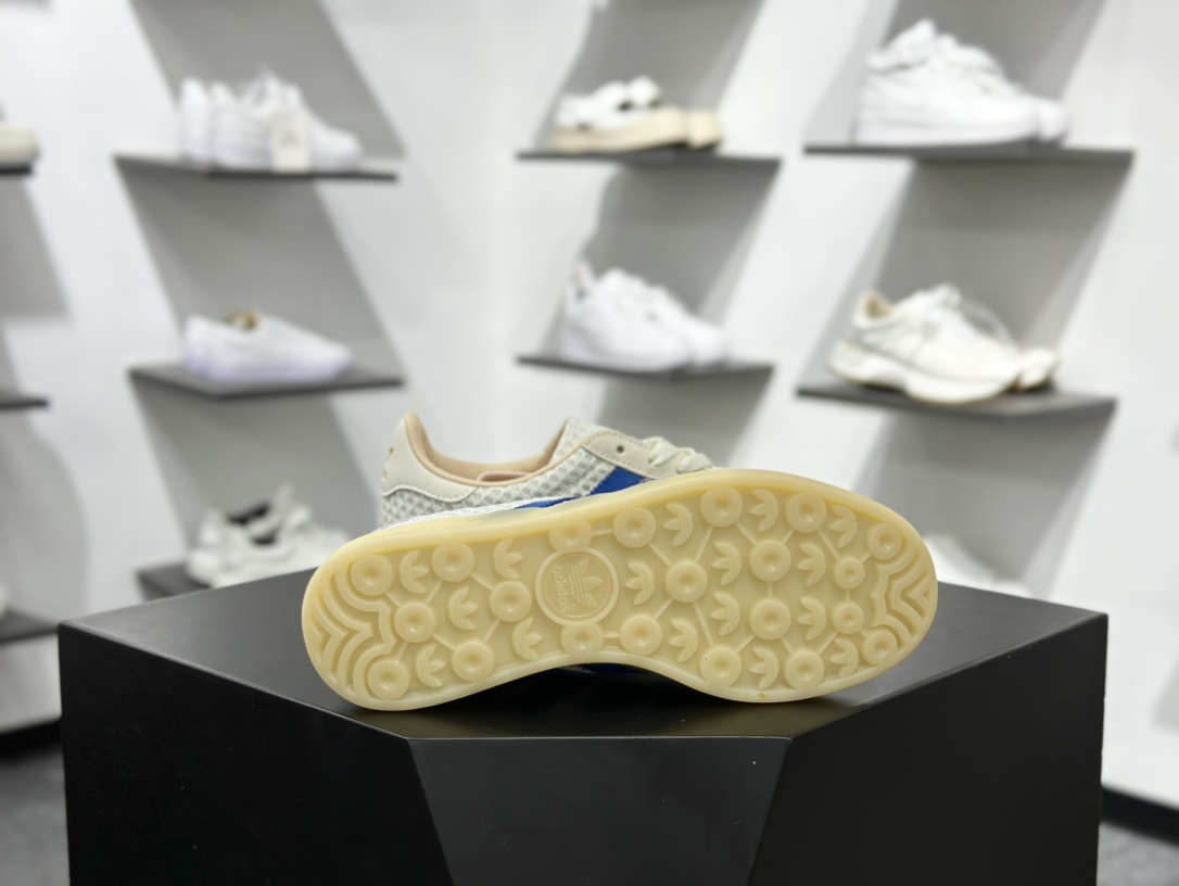 adidas Originals Gazelle INdoor 米蓝 三叶草休闲防滑耐磨低帮板鞋 JH5419
