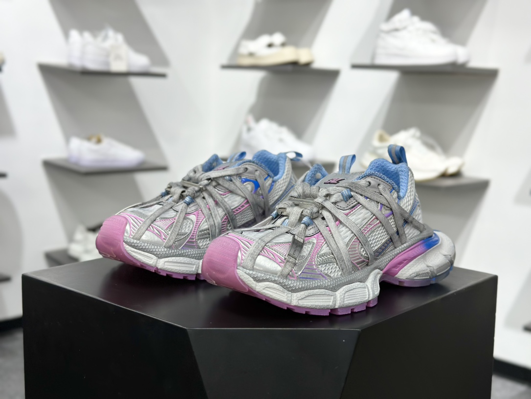 Balenciaga Phantom Sneaker 天花板性价比 巴黎世家全新3XL绑带款潮流跑鞋版本 825599 W3XCH 9145