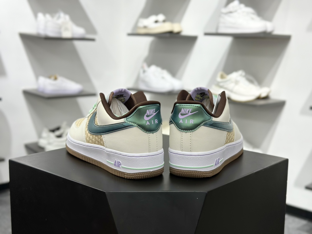200 Nike Air Force 1 Low 07 米黄绿 IB5722-100