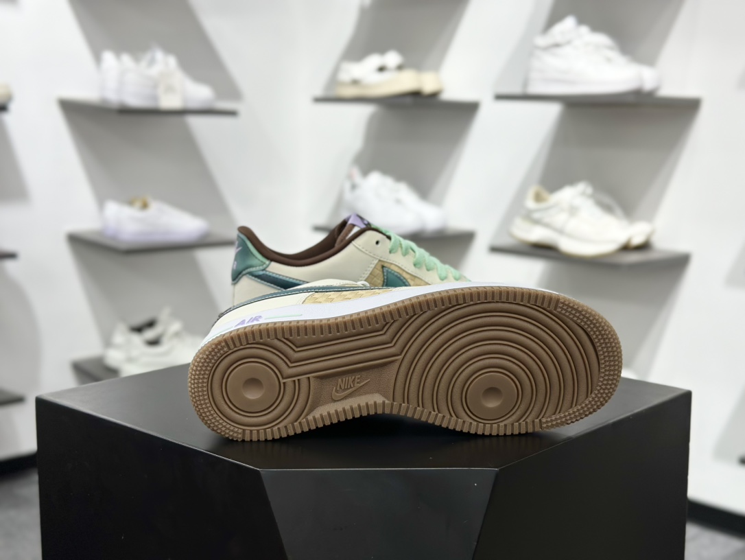 200 Nike Air Force 1 Low 07 米黄绿 IB5722-100