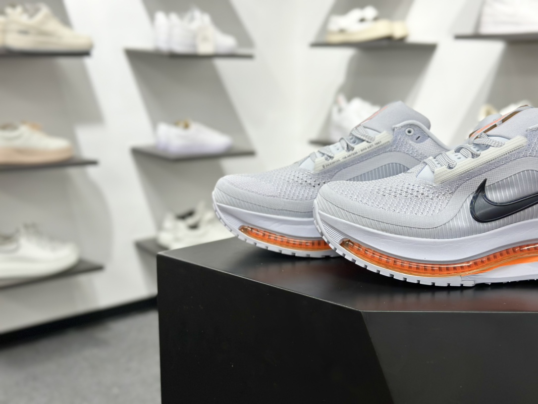 Nike Pegasus Premium Airscape 舒适百搭减震防滑耐磨透气 低帮跑步鞋 男款 灰白橙 低帮跑步鞋 HQ2592-002