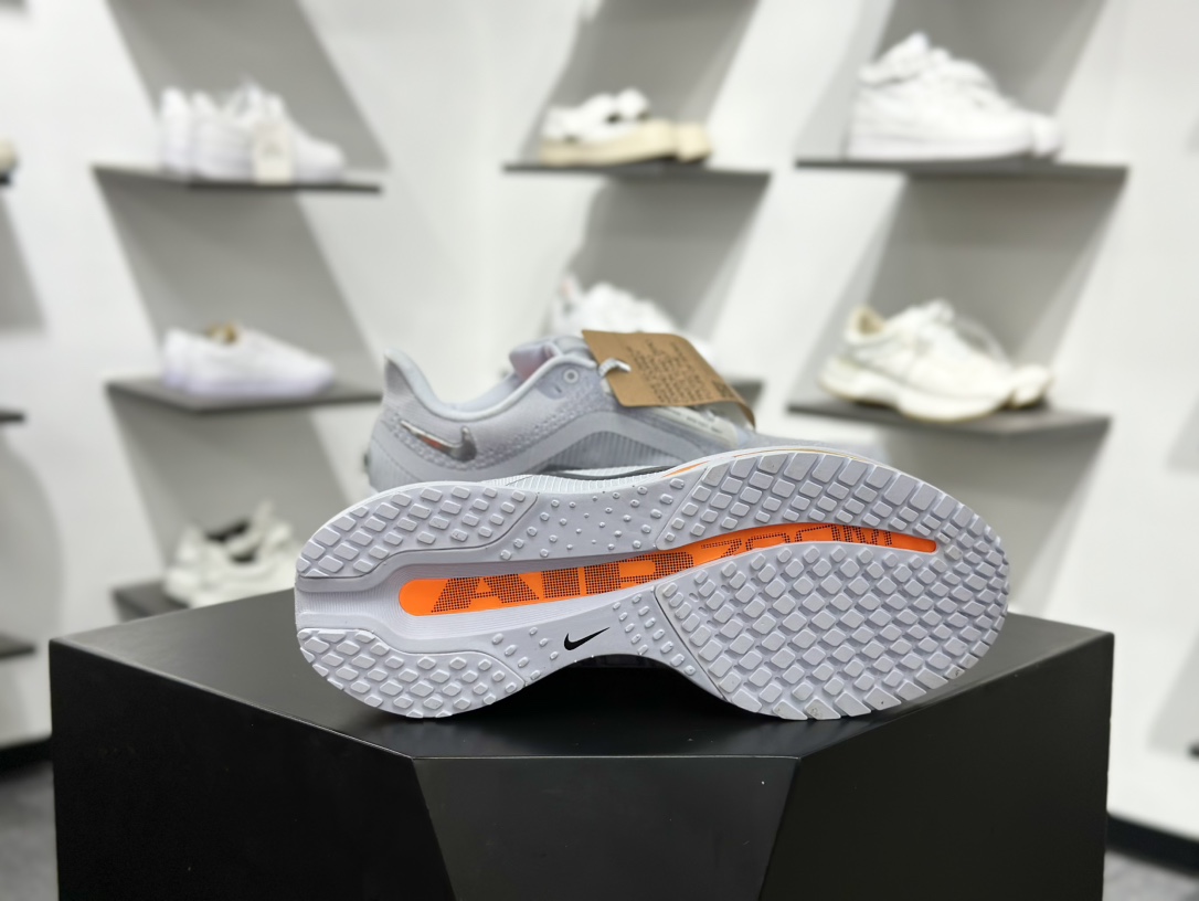 Nike Pegasus Premium Airscape 舒适百搭减震防滑耐磨透气 低帮跑步鞋 男款 灰白橙 低帮跑步鞋 HQ2592-002