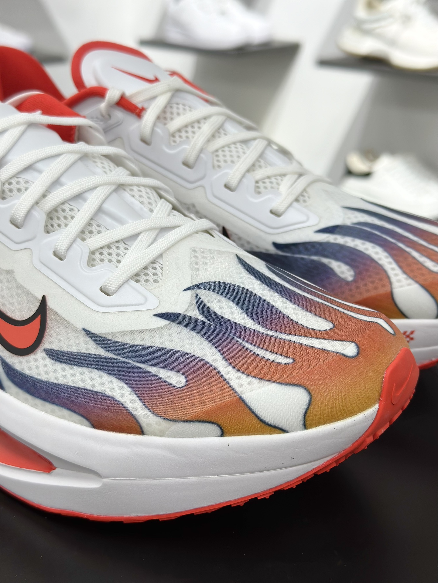 耐克Nike Zoom Fly 6 Premium”Ekiden Pack”飞行6代马拉松系列低帮慢跑鞋“针织白红火焰” HQ3498-100