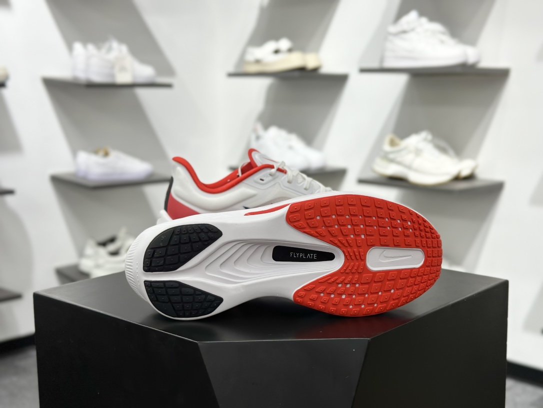 耐克Nike Zoom Fly 6 Premium”Ekiden Pack”飞行6代马拉松系列低帮慢跑鞋“针织白红火焰” HQ3498-100