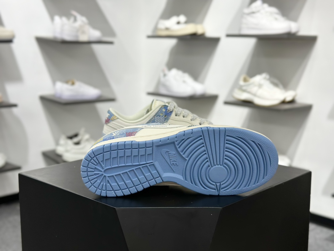 280 Nike SB Dunk Low x Travis Scott 翻毛灰蓝 KK1688-086