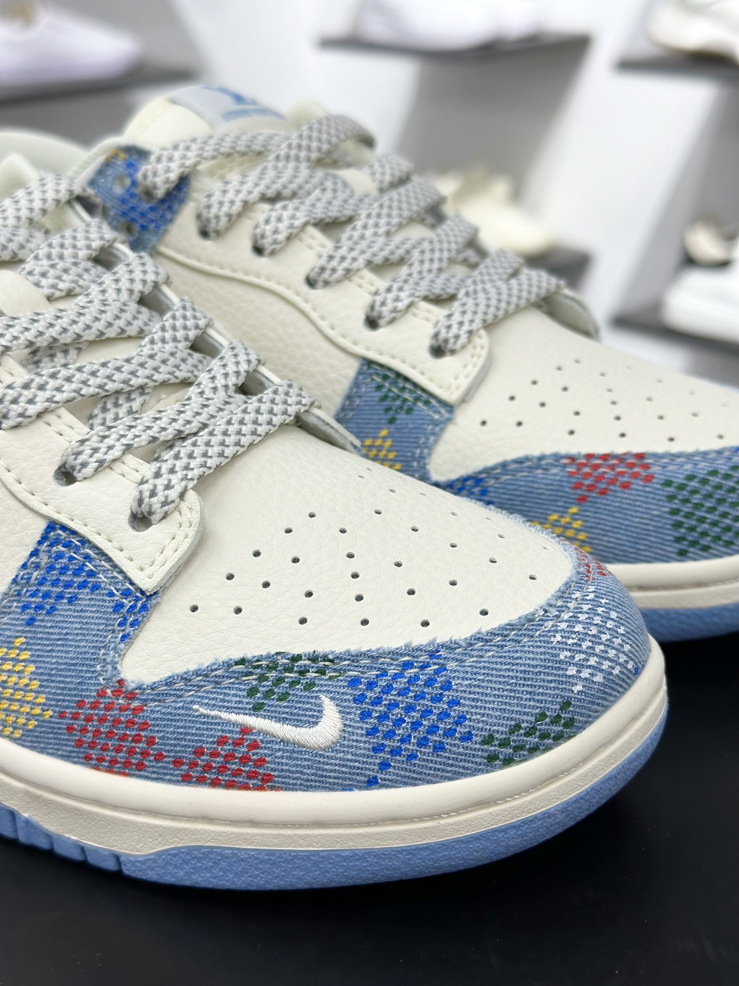 280 Nike SB Dunk Low x Travis Scott 翻毛灰蓝 KK1688-086