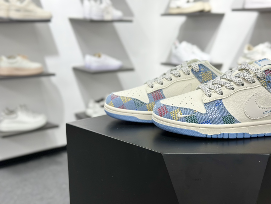 280 Nike SB Dunk Low x Travis Scott 翻毛灰蓝 KK1688-086