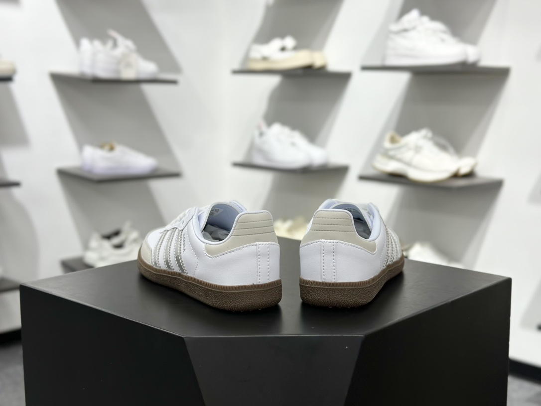 adidas originals Samba OG 米银白色 JI2725