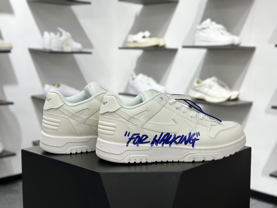 360 OFF-WHITE Out Of Office ow 低帮系带时尚板鞋 OMIA189F24LEA0060145