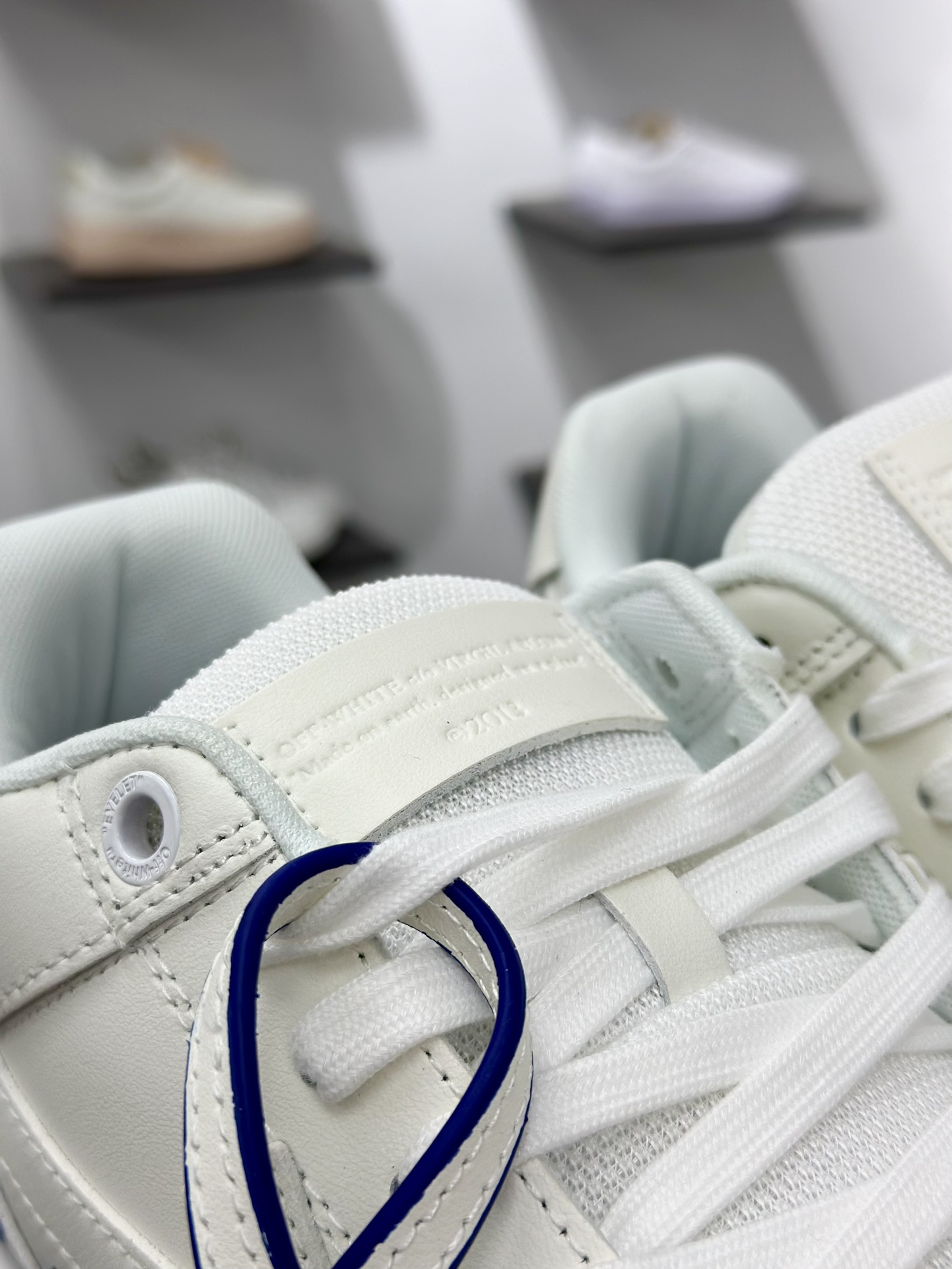 360 OFF-WHITE Out Of Office ow 低帮系带时尚板鞋 OMIA189F24LEA0060145
