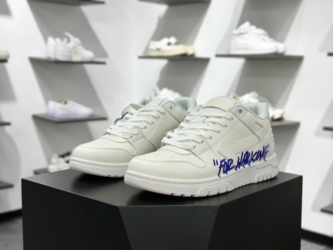 360 OFF-WHITE Out Of Office ow 低帮系带时尚板鞋 OMIA189F24LEA0060145