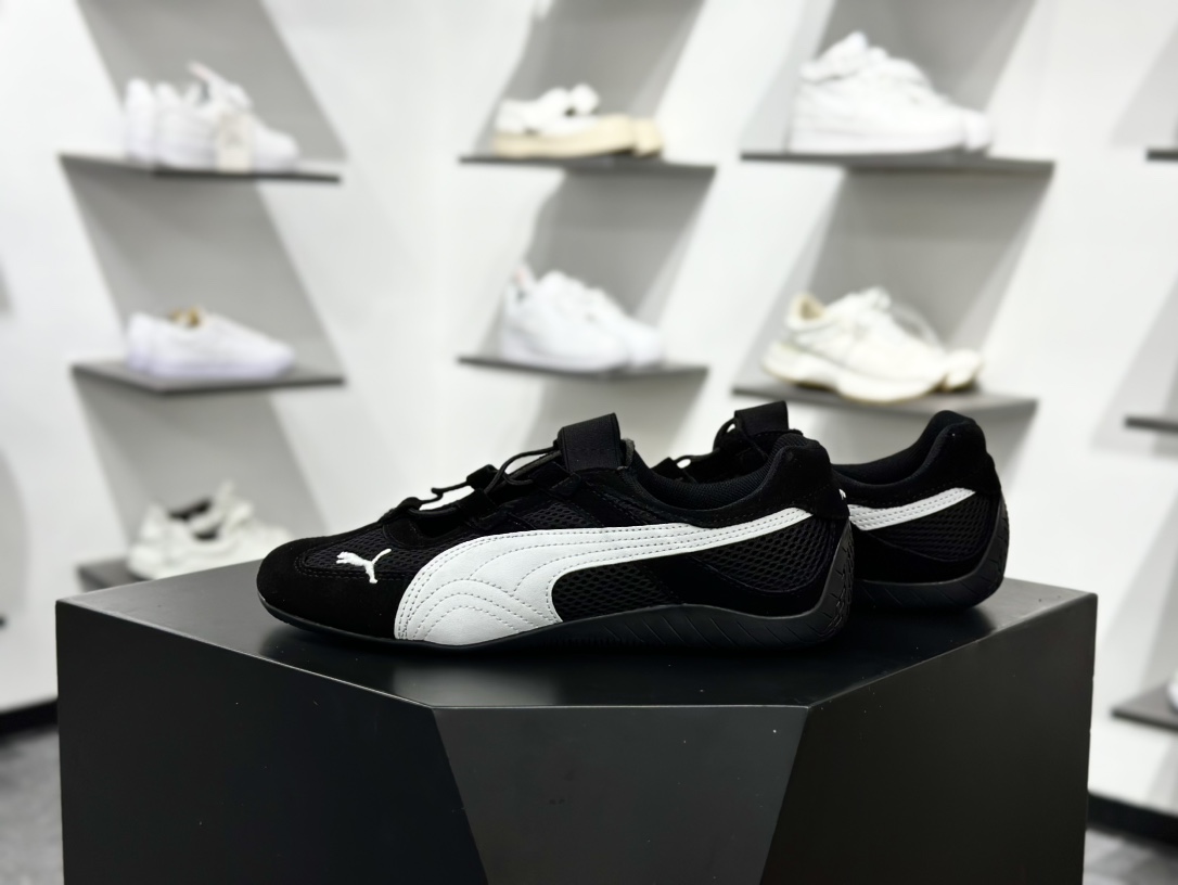 PUMA Speedcat Go 薄底鞋 柔软舒适 防滑耐磨 彪马低帮复古运动休闲赛车跑鞋 403589-01