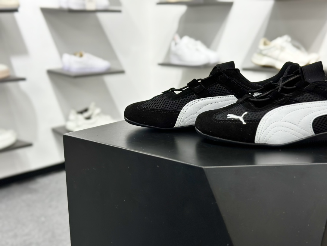PUMA Speedcat Go 薄底鞋 柔软舒适 防滑耐磨 彪马低帮复古运动休闲赛车跑鞋 403589-01