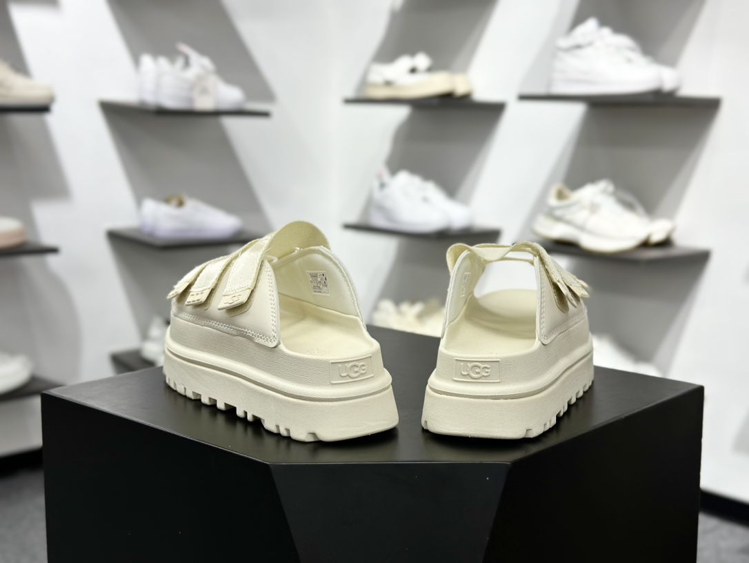 170 UGG 魔术贴拖鞋凉鞋夏季百搭凉拖软底防滑沙滩加厚底休闲高雅凉鞋