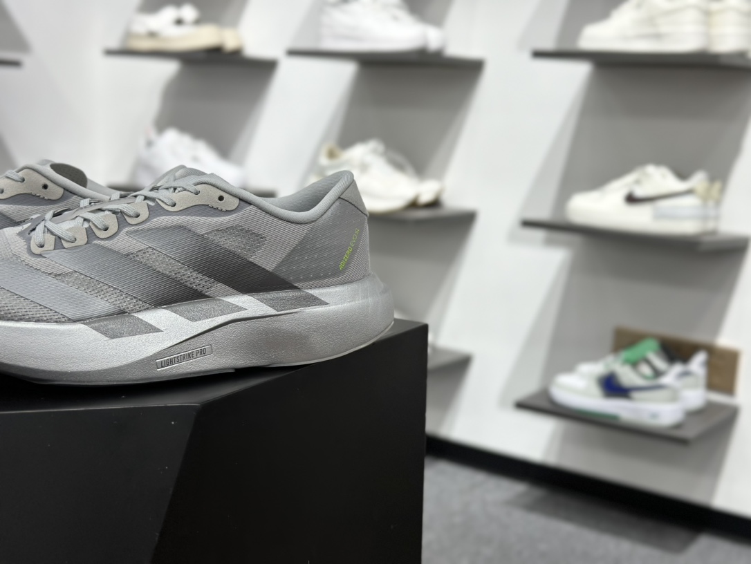 Ad Adizero Evo SL M 轻盈跑鞋耐磨减震专业跑步鞋 JR3418
