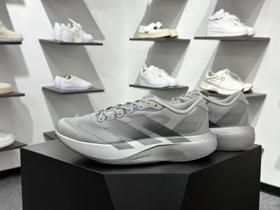 Ad Adizero Evo SL M 轻盈跑鞋耐磨减震专业跑步鞋 JR3418