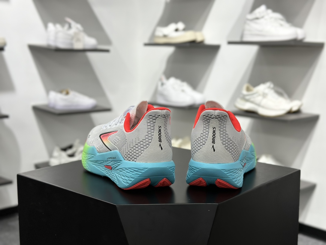 Brooks Hyperion Max 2 布鲁克斯 烈风2系列低帮透气缓震支撑休闲运动慢跑鞋 110434 1D 409