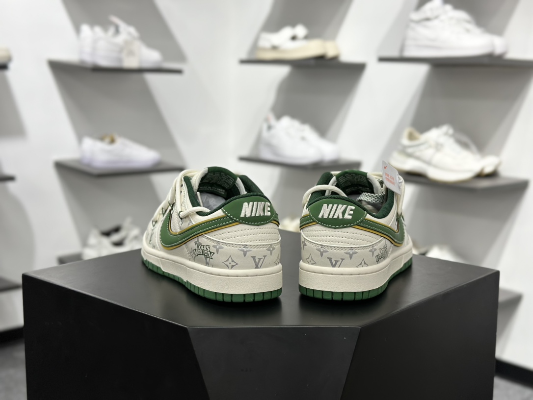 NK Dunk Low Retro ”DIY高端定制” Sup白绿花钩解构 低帮休闲运动板鞋 DM6868-081