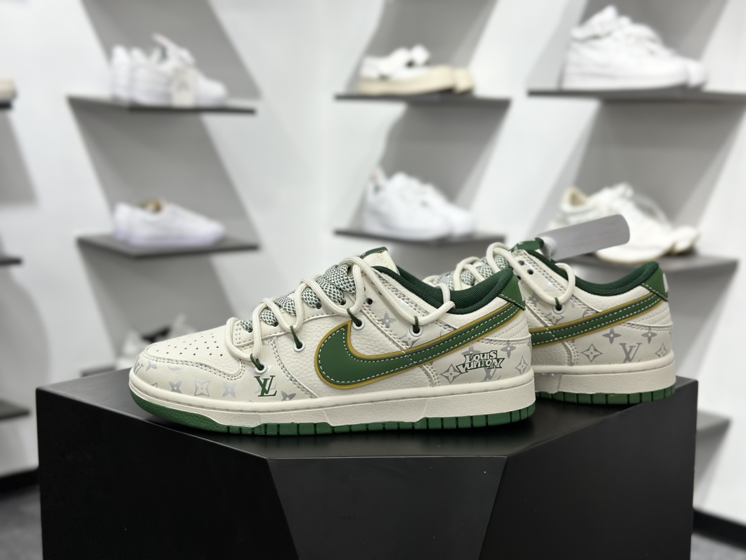 NK Dunk Low Retro ”DIY高端定制” Sup白绿花钩解构 低帮休闲运动板鞋 DM6868-081