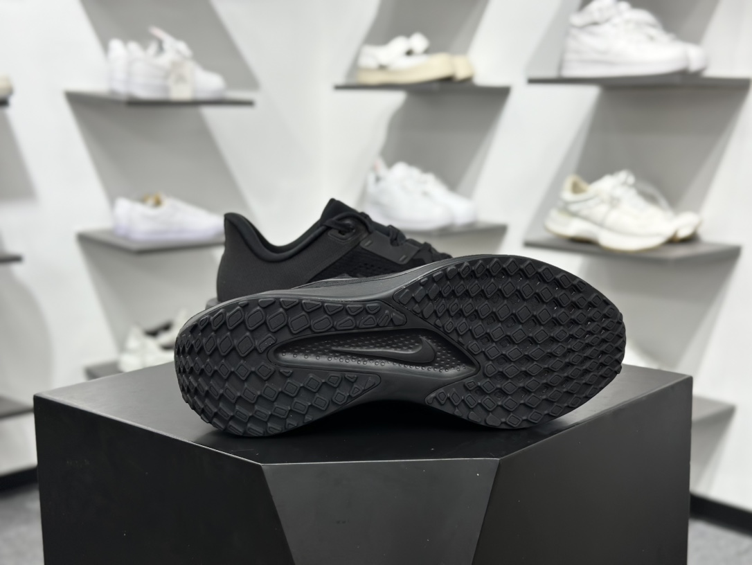 耐克Nike Zoom Quest 6 探索者6代系列低帮轻质透气休闲运动跑步鞋“网织黑” FD6033-003