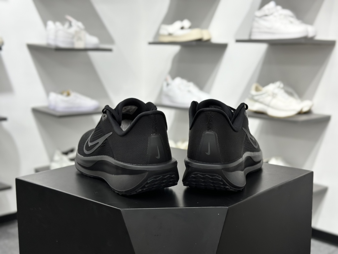 耐克Nike Zoom Quest 6 探索者6代系列低帮轻质透气休闲运动跑步鞋“网织黑” FD6033-003