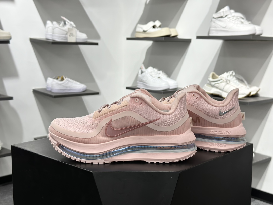 Nike Pegasus Premium Airscape 舒适百搭减震防滑耐磨透气 低帮跑步鞋 女款 粉色 HQ2593-601