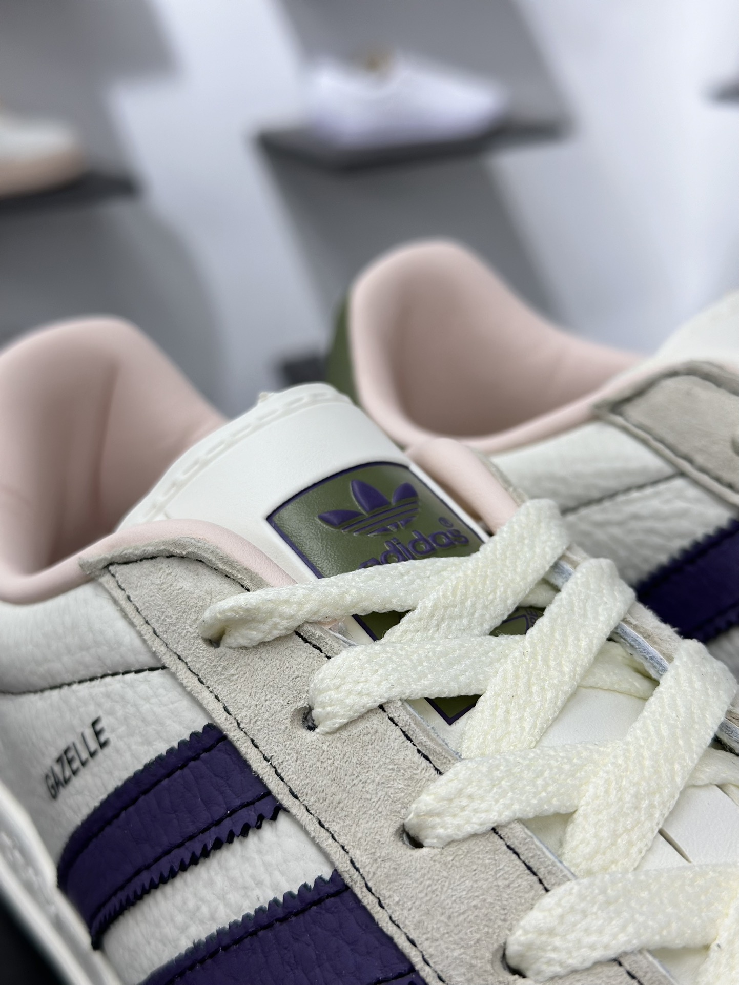 adidas Originals Gazelle INdoor x GUCCI 三叶草休闲防滑耐磨低帮板鞋 DD6603
