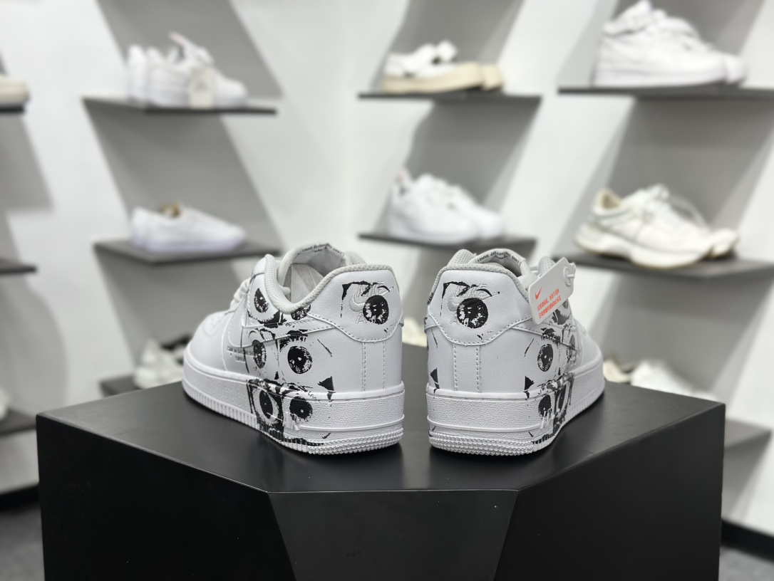 Nike Air Force 1 Low 07 纯白涂鸦 923044-100