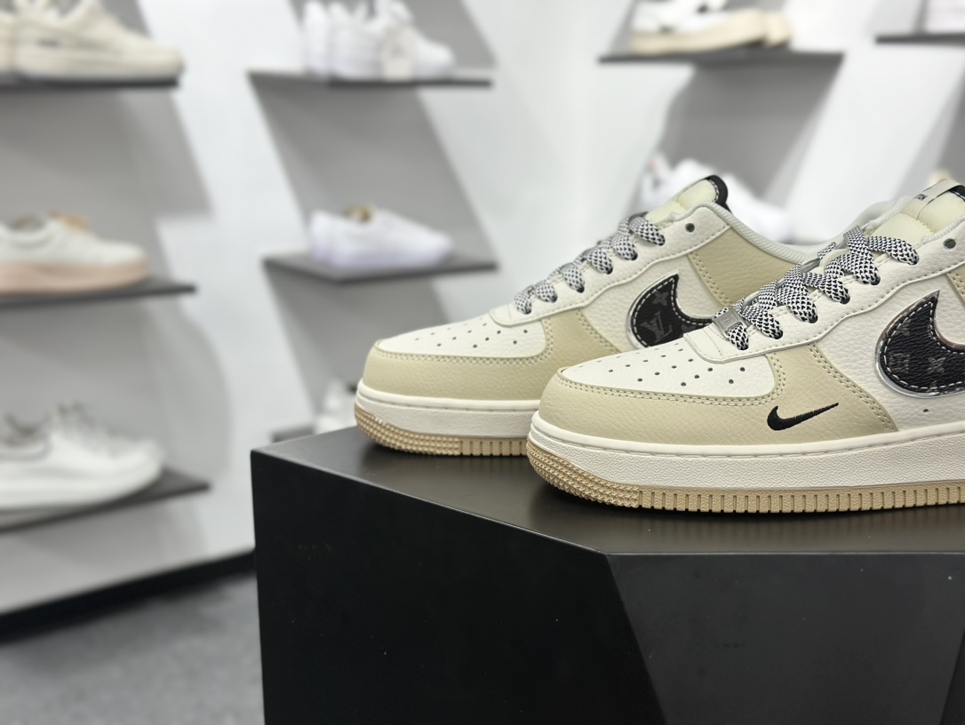 260 Nike Air Force 1‘07 Low LV联名 奶茶 空军一号低帮休闲板鞋 ZH2598-308