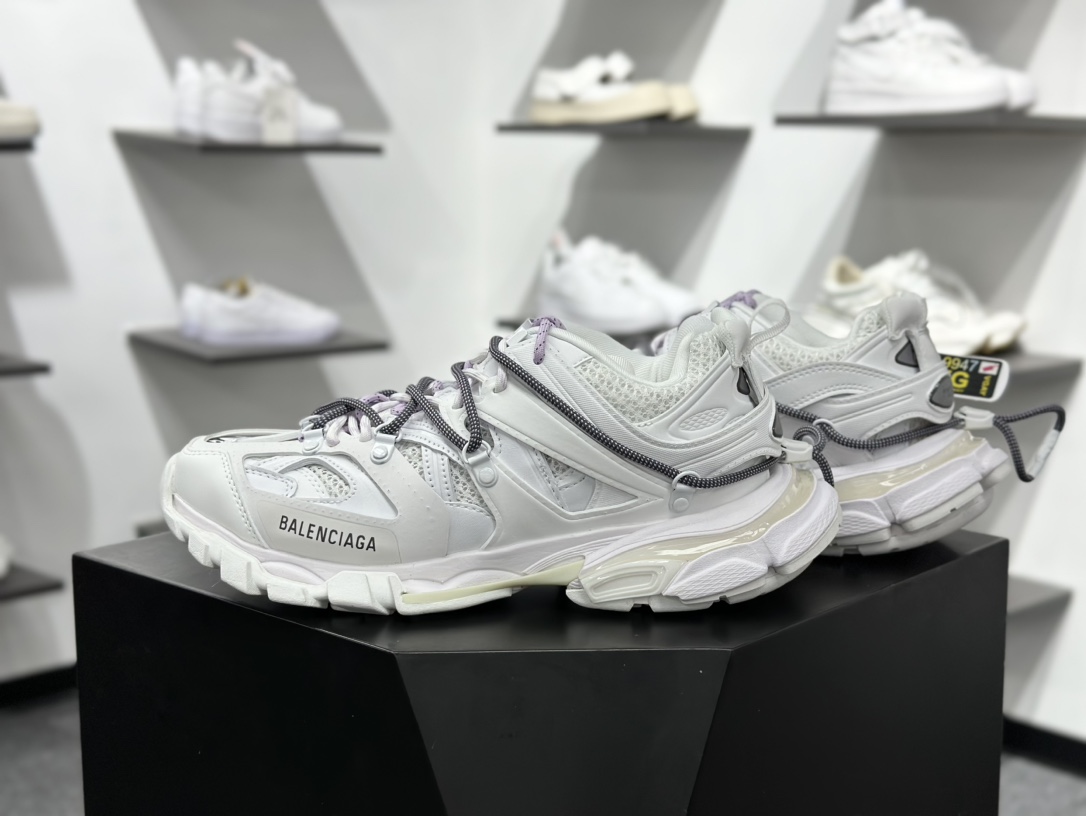 500 Balenciaga Track Sneaker Tess s.Gomma Res BI ALV/TIS EFF NUBUK/TIS E 巴黎世家官方同步潮流跑鞋 WTRHK9050