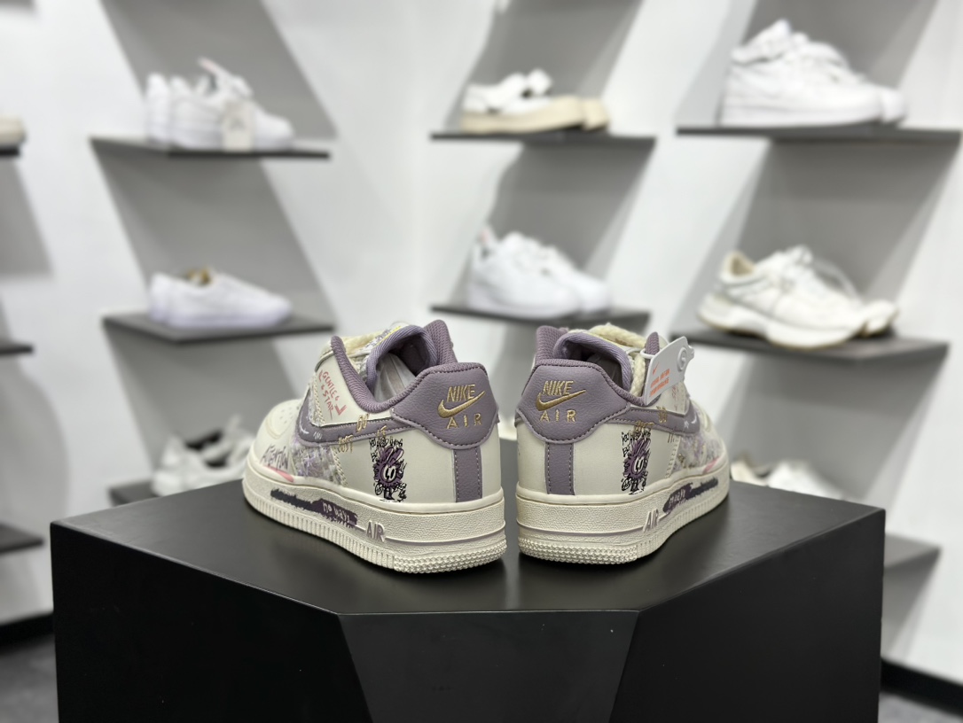 Nike Air Force 1 Low 07 白灰黑麻绳涂鸦 FJ7740-910