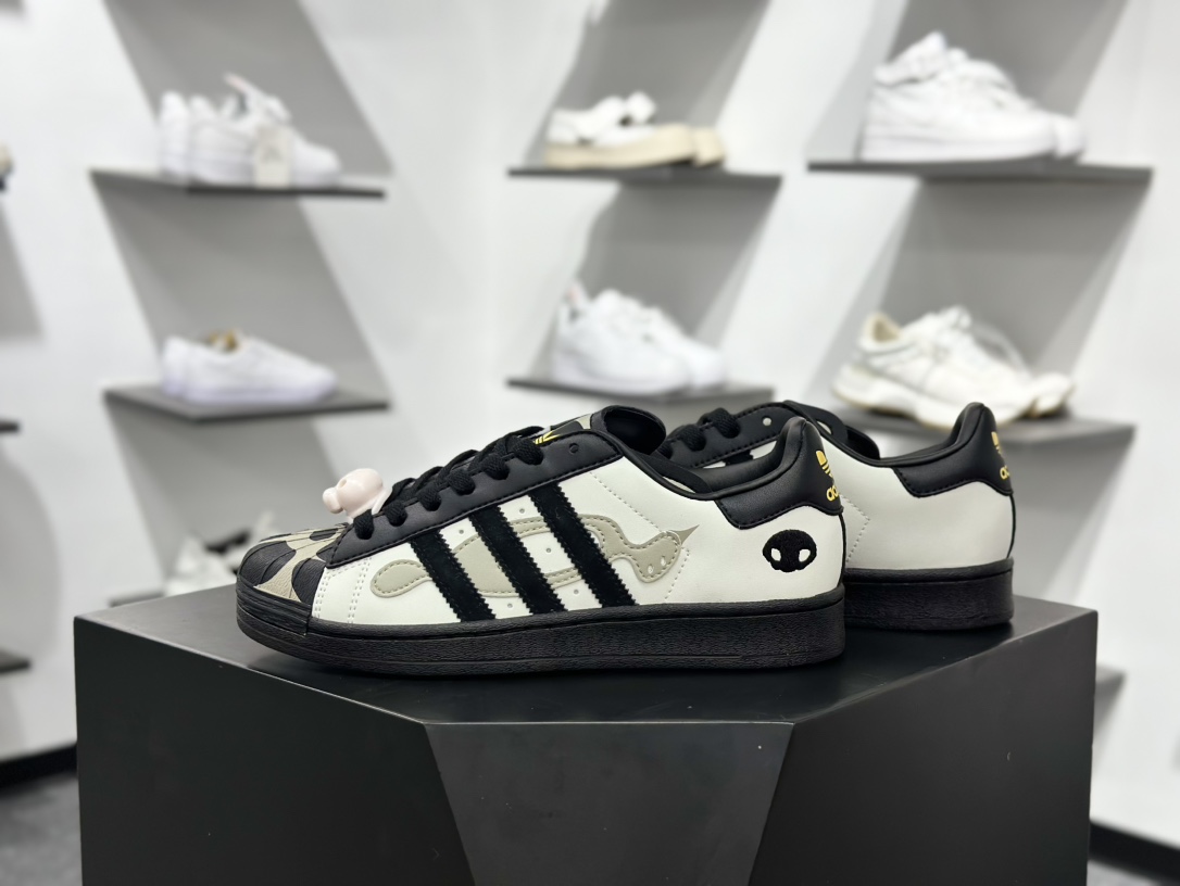 OFFGOD x adidas originals Superstar 82 灰黑色 JQ8778