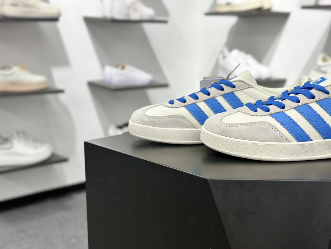 adidas Originals Gazelle INdoor x Louis Vuitton 三叶草休闲防滑耐磨低帮板鞋 DD6605