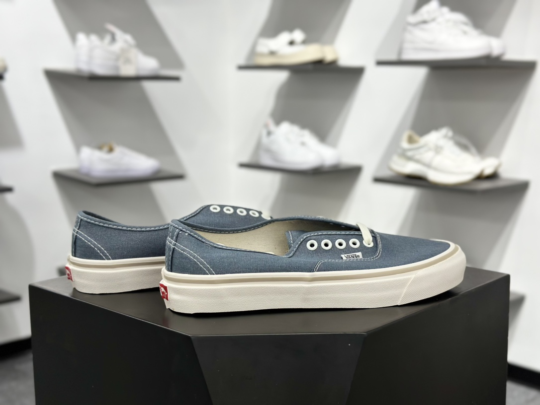 140 Vans MTE Authentic Reissue 44 小地球系列 水洗牛仔蓝硫化帆布鞋 VN000CW2RV2