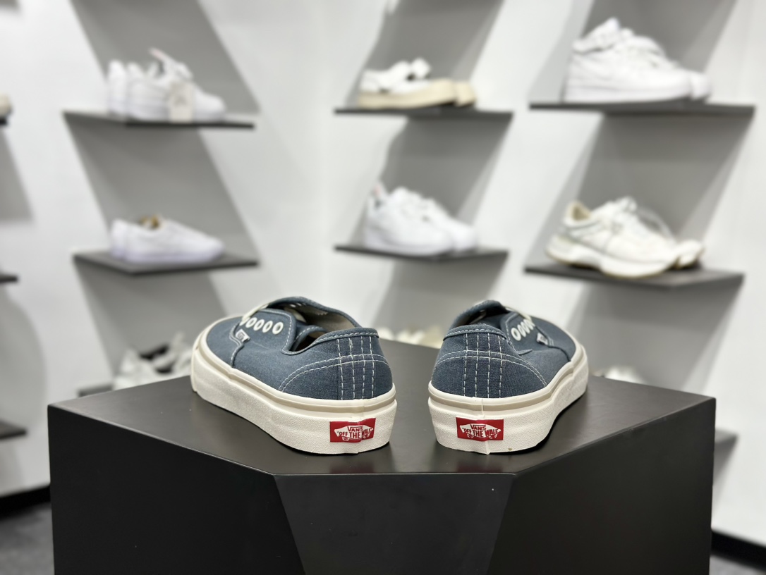 140 Vans MTE Authentic Reissue 44 小地球系列 水洗牛仔蓝硫化帆布鞋 VN000CW2RV2
